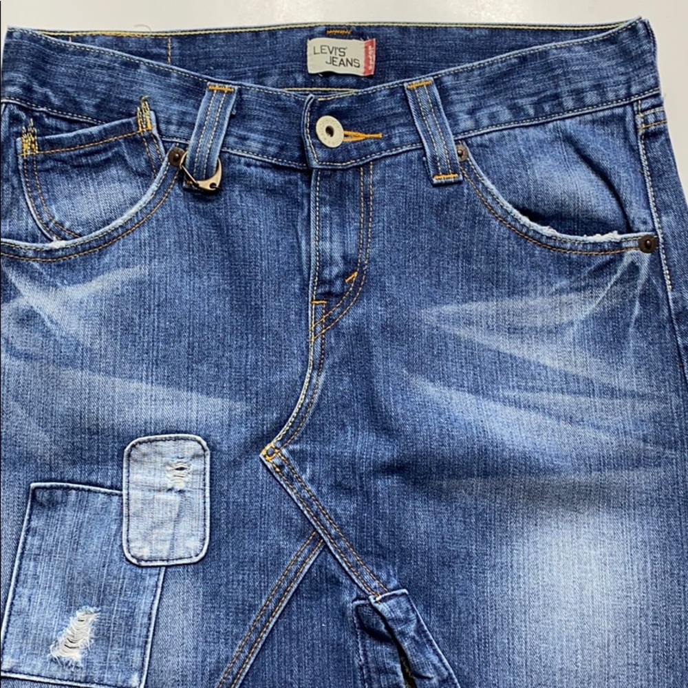 Levi’s Jeans Patchwork Skirt Size 7 - image 6